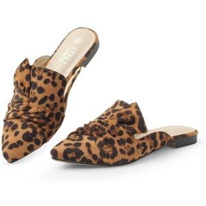 Stylish Animal Print Mules